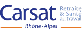 Logo de la Carsat Rhône-Alpes.