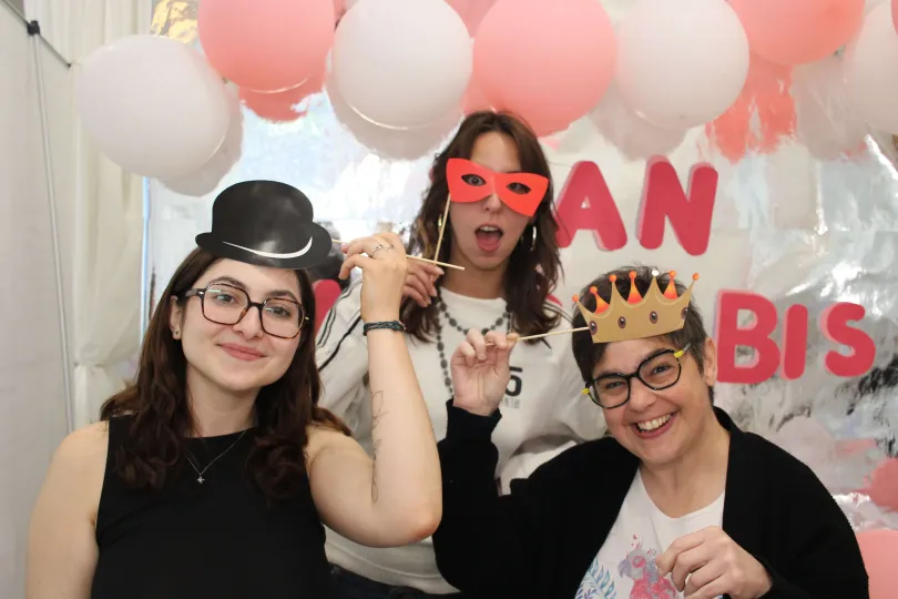 Photo issue du photobooth lors de l'anniversaire d'Au 37Bis.